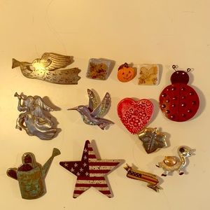Brooches and pins